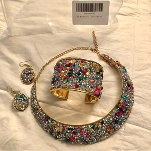 Pakistani Indian Punjabi Gold Plated Jewelry Set